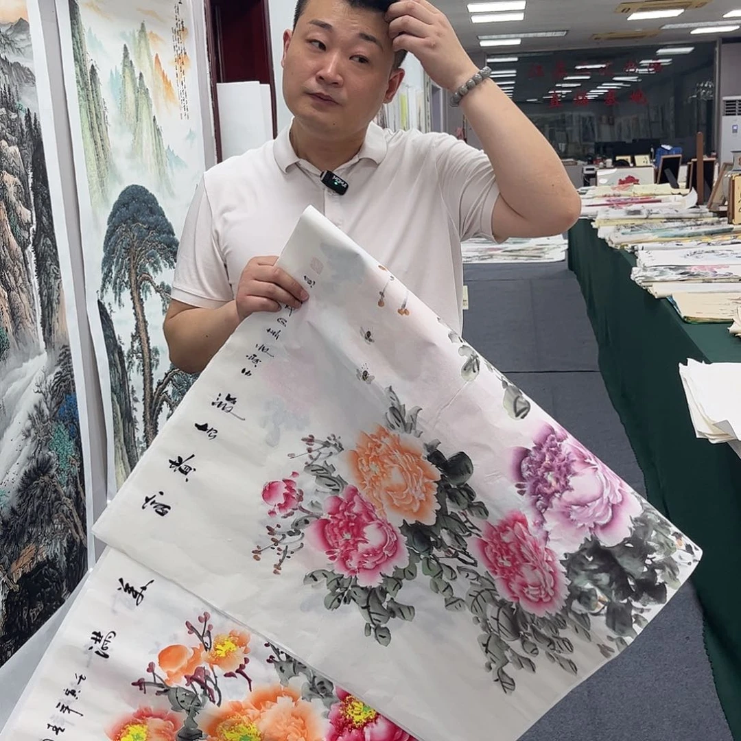 国画国画作品宣纸纯手绘