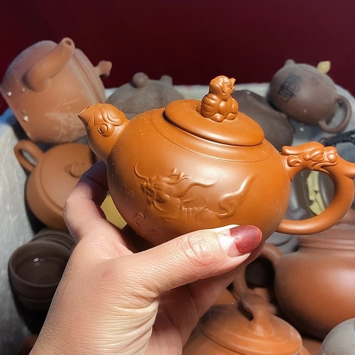 全手工制作宜兴紫砂茶壶