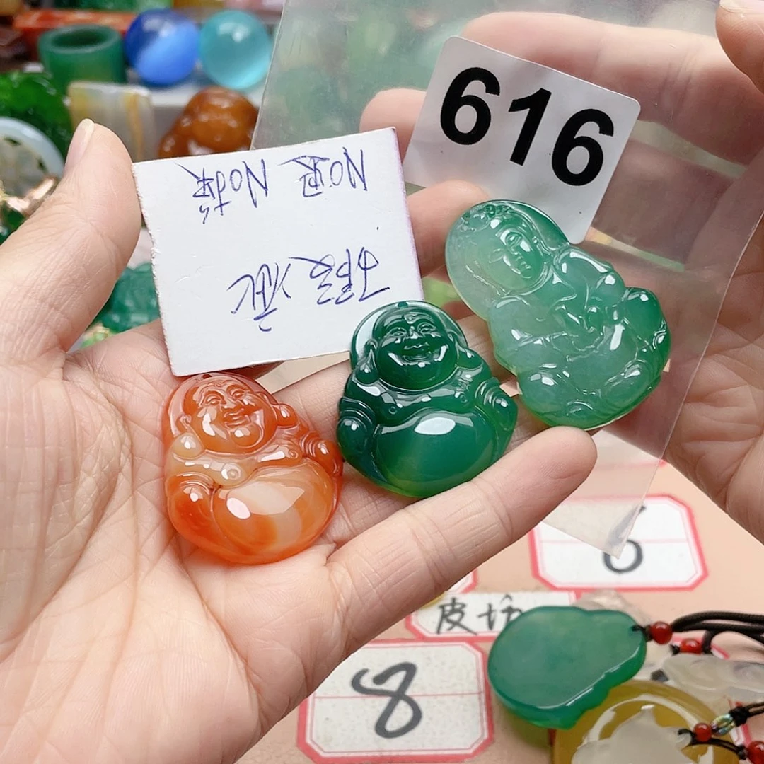 合金颈饰玛瑙/玉髓镇*方