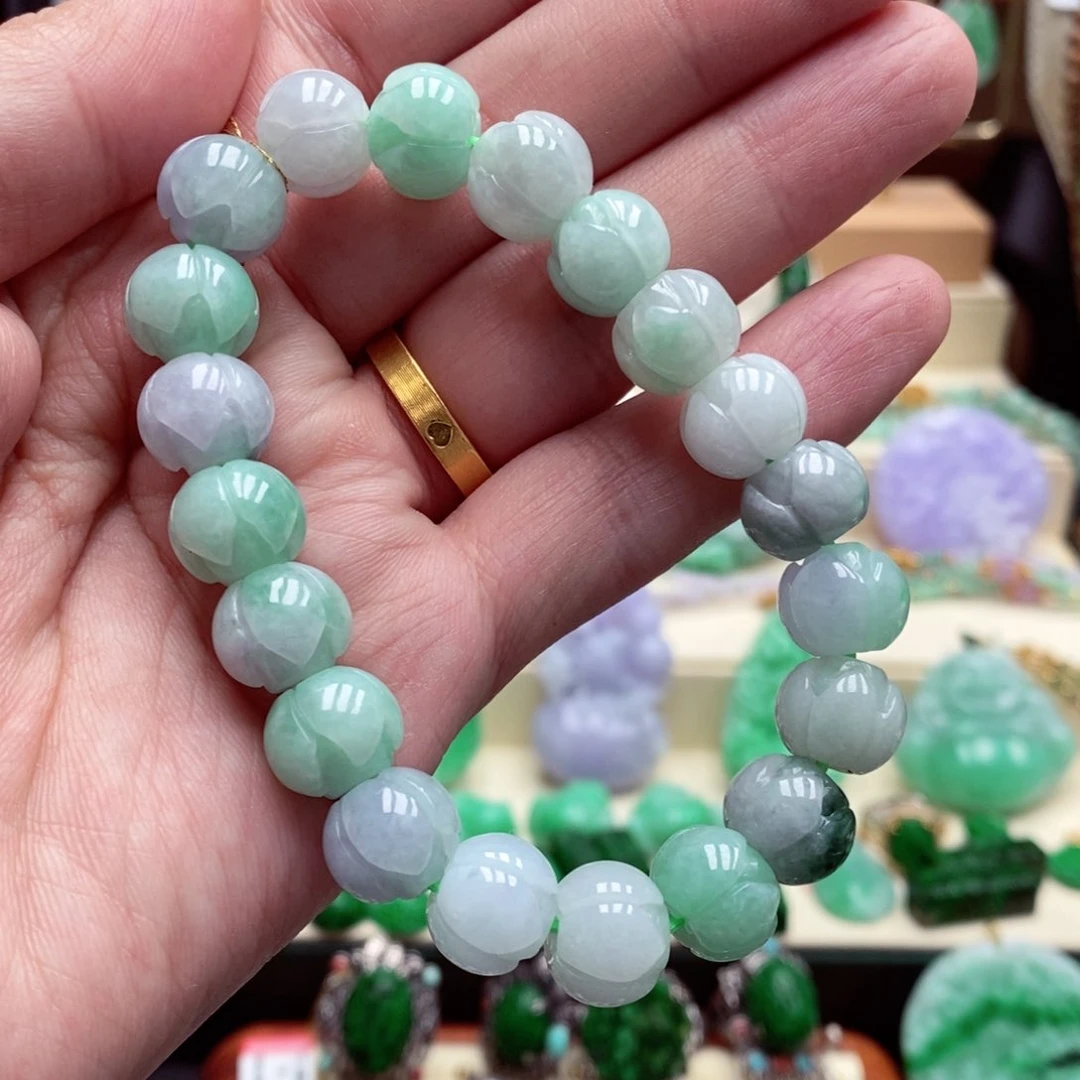 未镶嵌手链翡翠翡翠手串