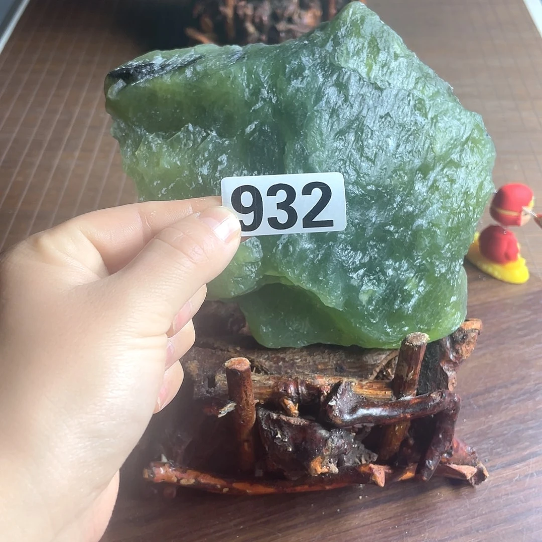 快***乐蛇纹石玉未镶嵌珠宝奇石