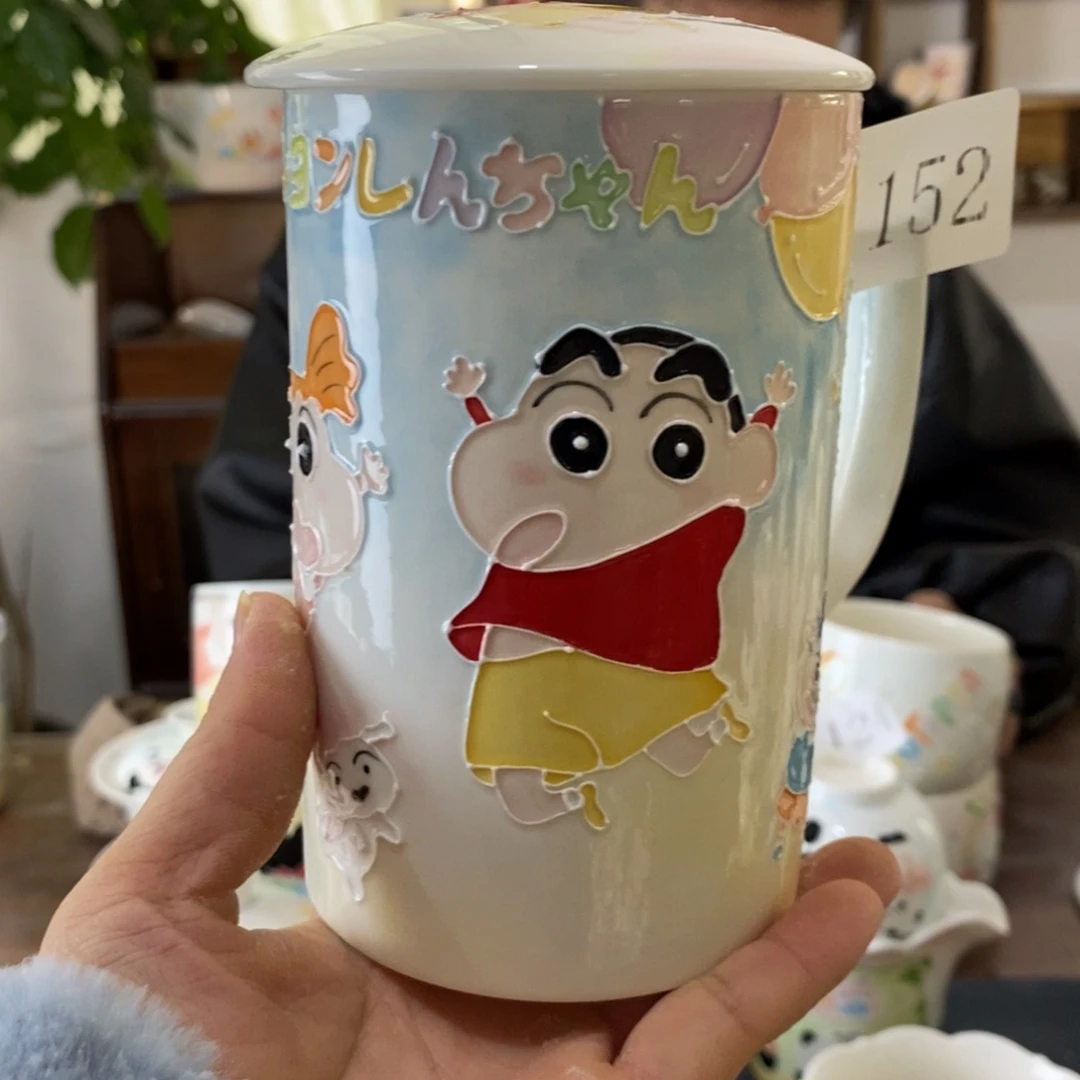 瓷片景德镇釉下彩手绘