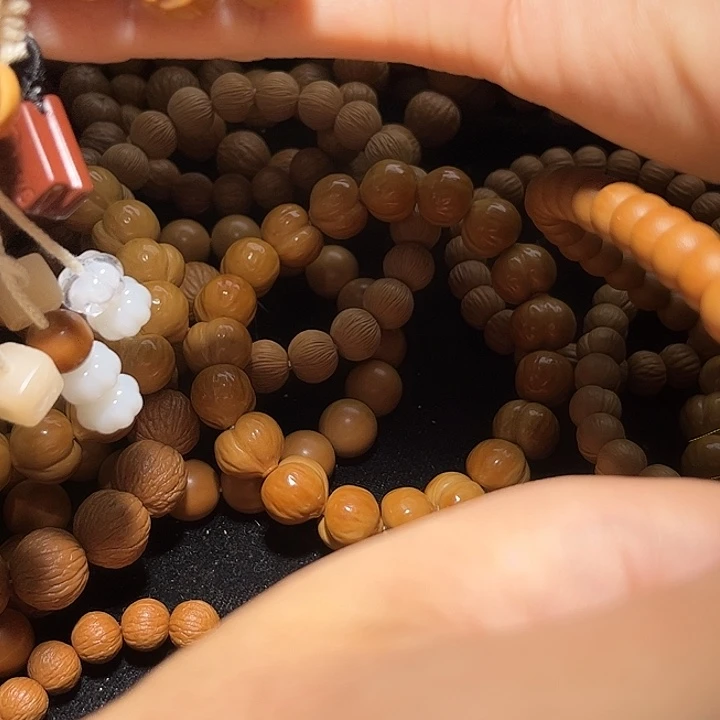 一***馨猴头核桃吊坠圆满手持Diy全品无瑕无药