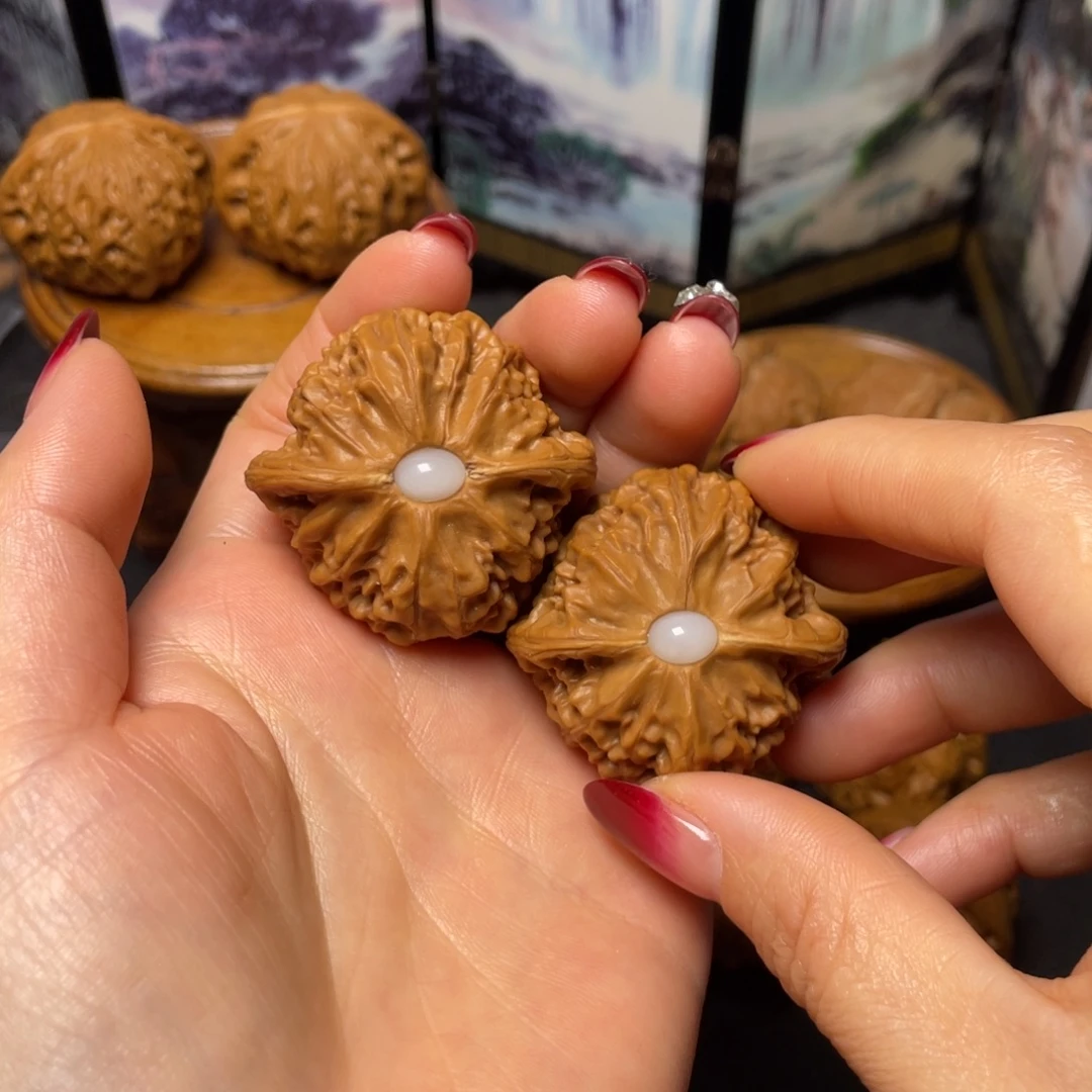 文玩核桃把件41宫灯