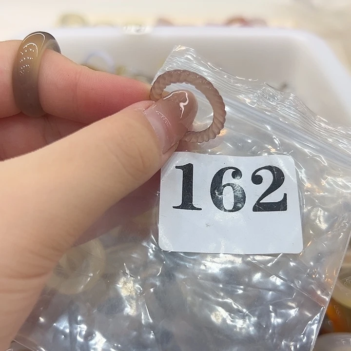 合金戒指玛瑙/玉髓162港13