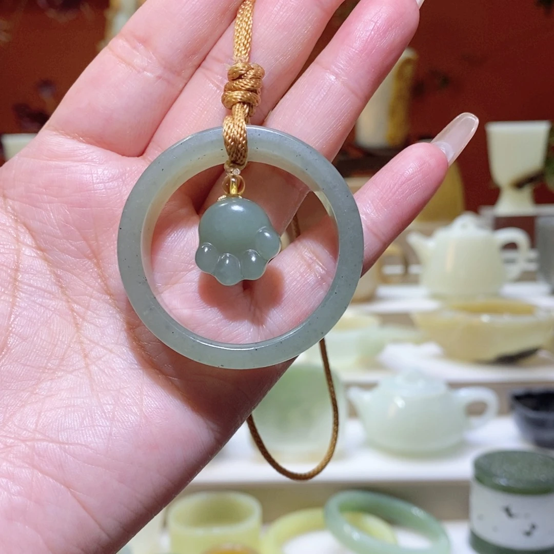 未镶嵌和田玉挂件新疆和田玉平安有福