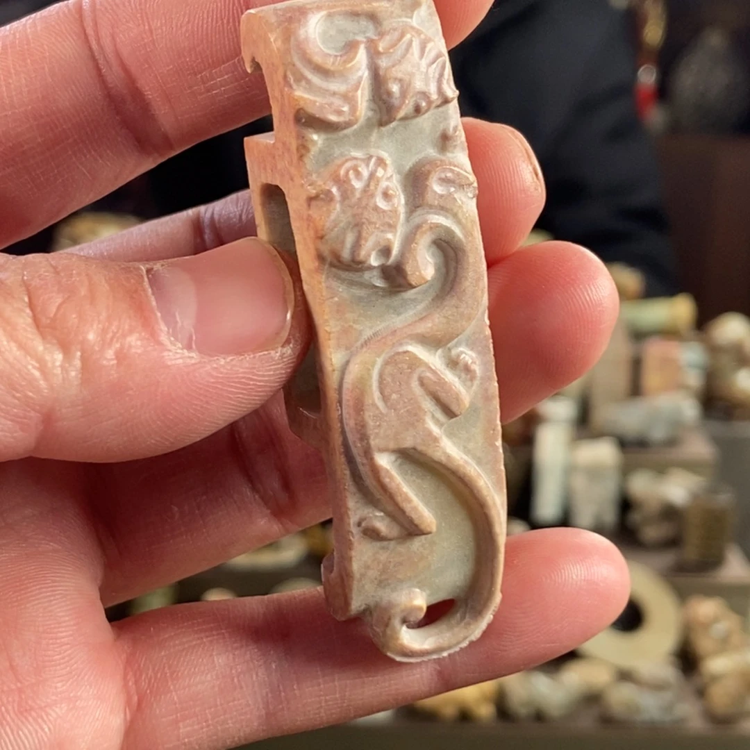 和田玉挂件未镶嵌疯**月