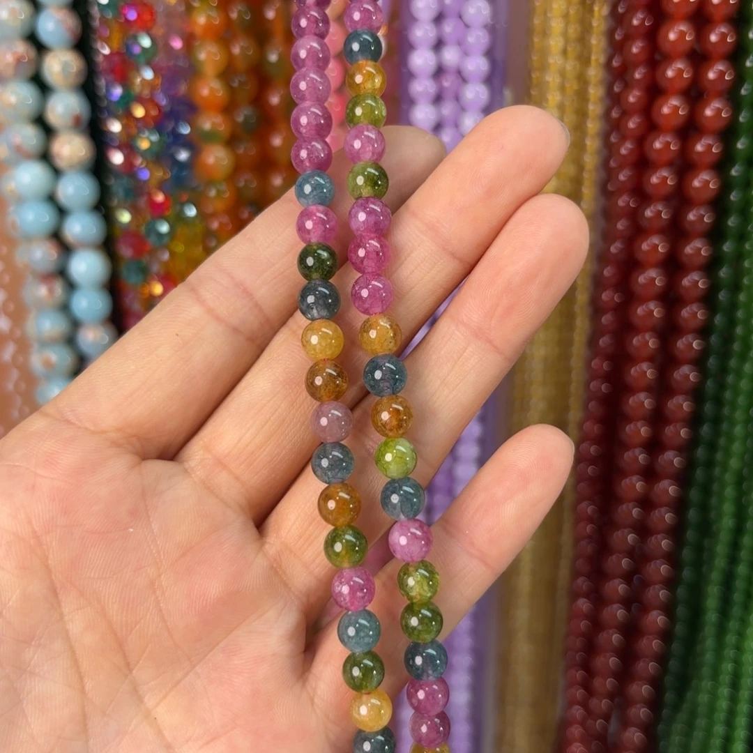 玛瑙/玉髓合金珠宝半成品卡6海棠一条