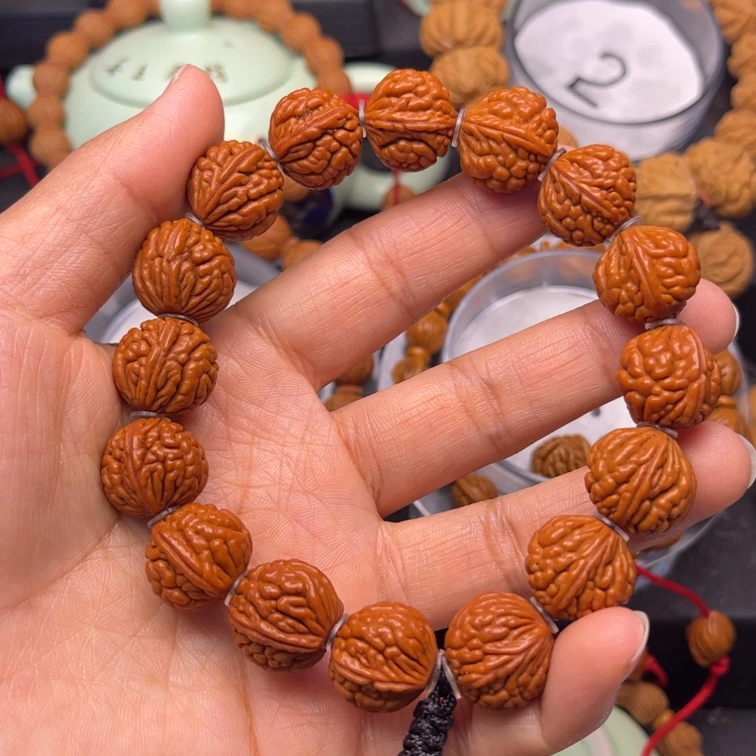 桃核吊坠龙纹桃核