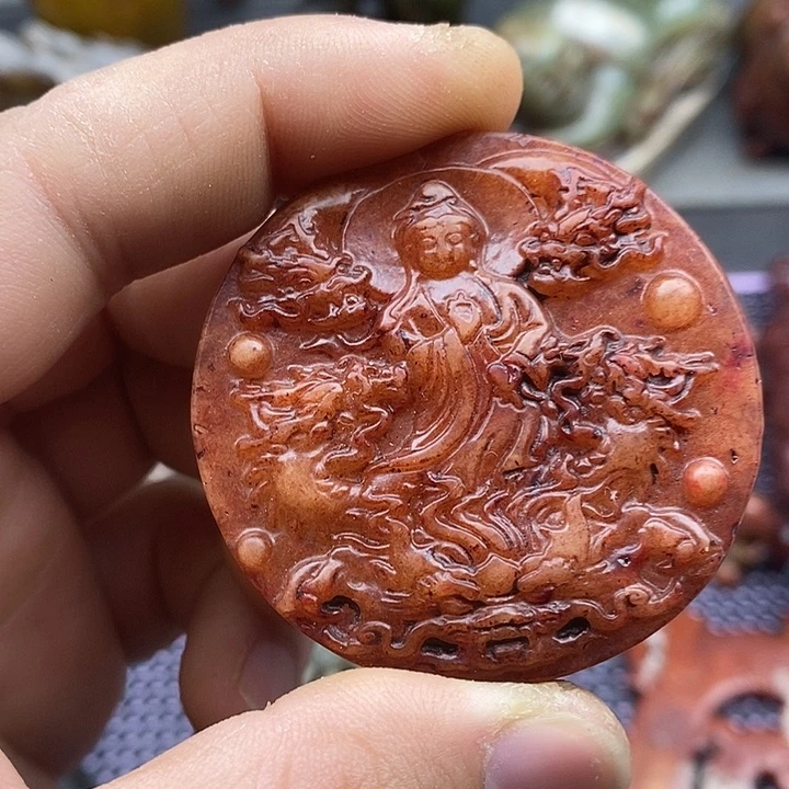 未镶嵌蛇纹石玉颈饰