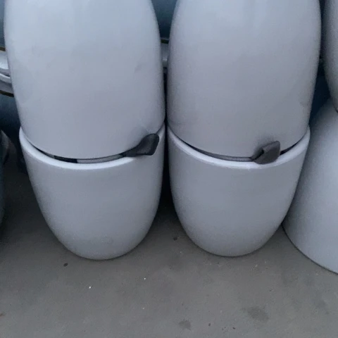 低腰锥形纯白中号25*32