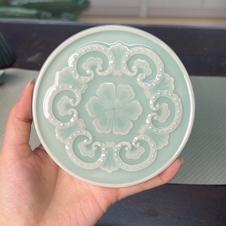 龙泉云间青瓷小米茶器