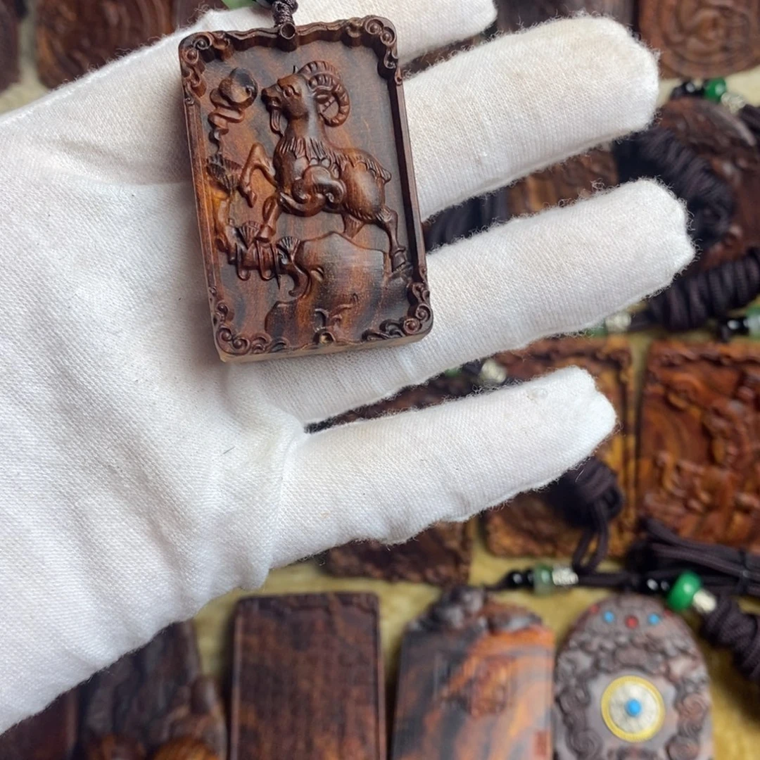 背***烟黄花梨/降香黄檀手串/手链