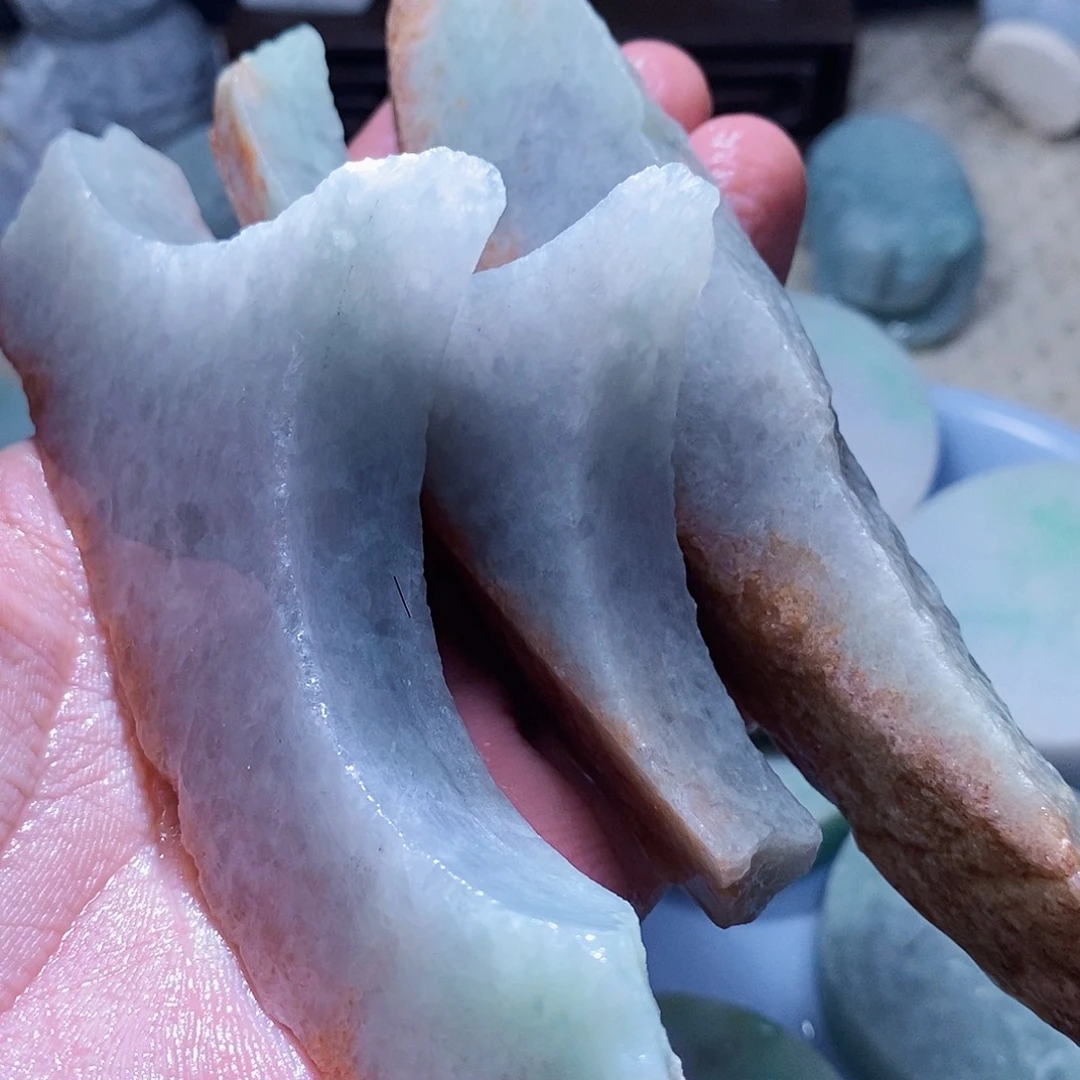 翡翠未镶嵌颈饰588