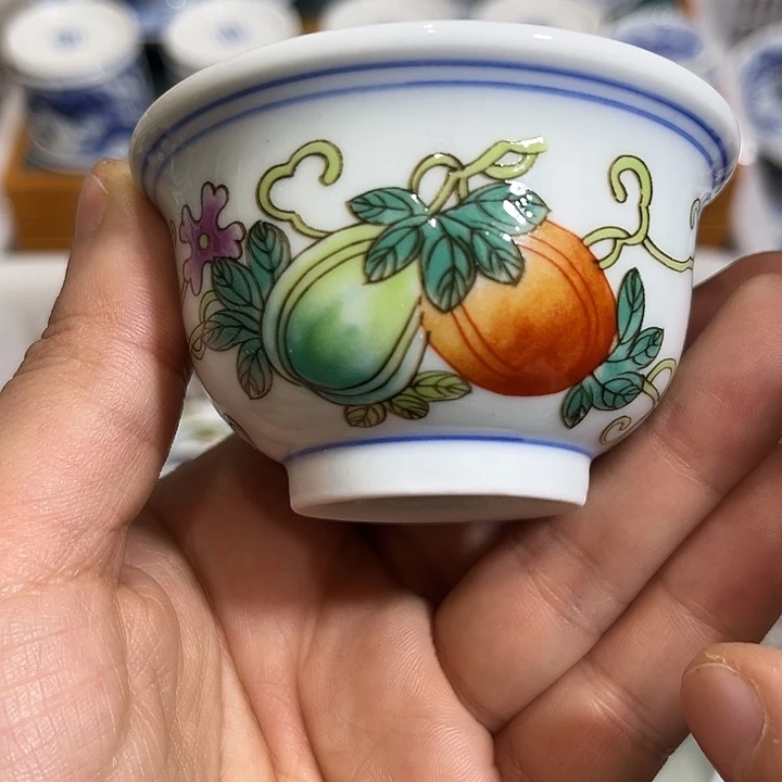 陶摆件景德镇陶瓷主人杯12233