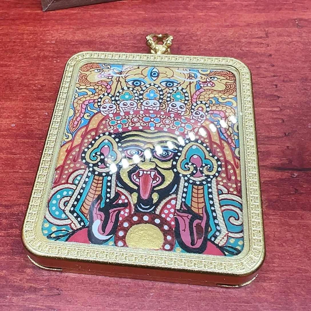 吊坠全手绘热贡唐卡扎基