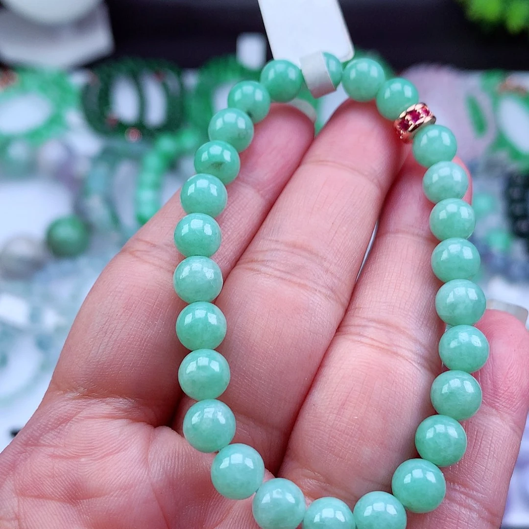 未镶嵌手链翡翠手串