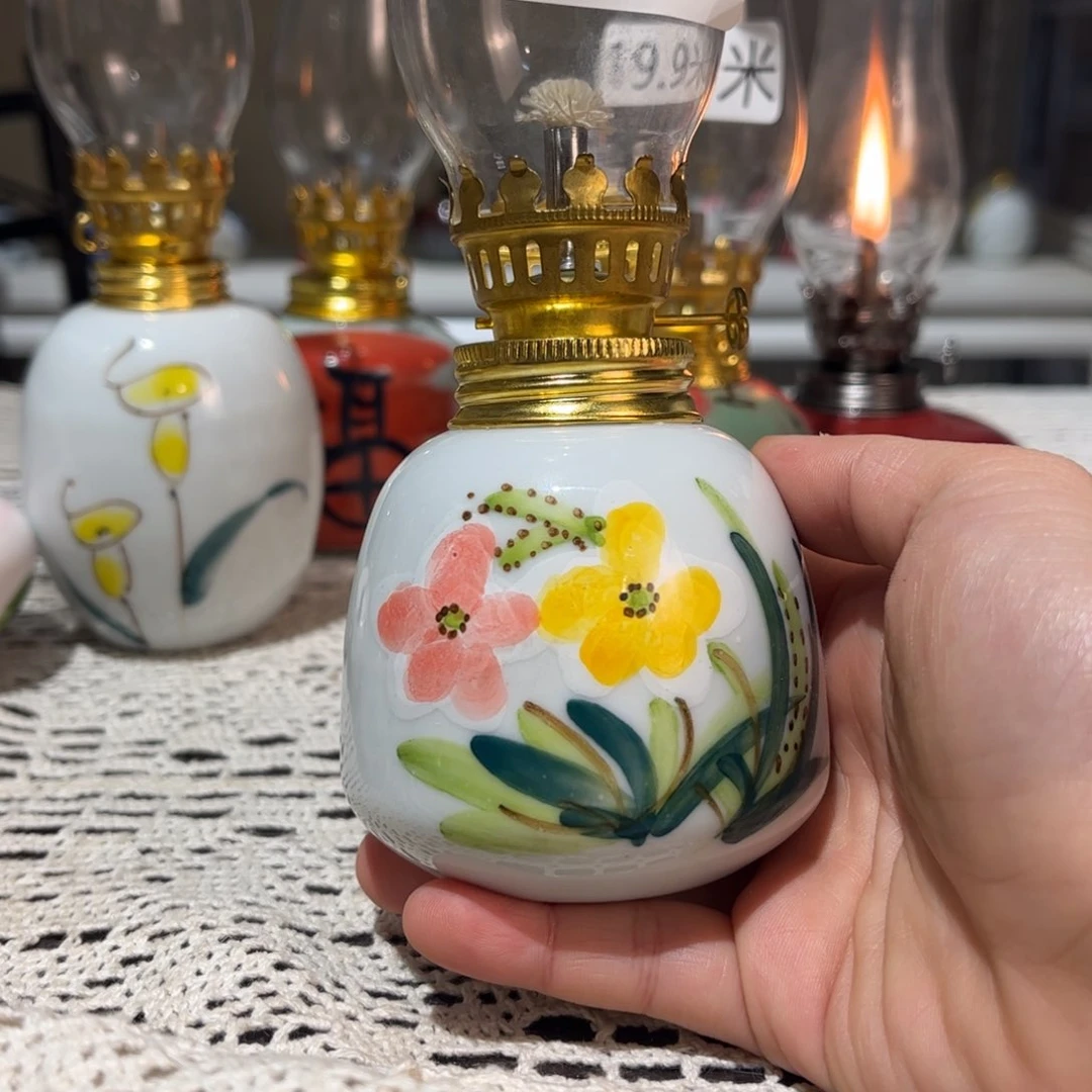 摆件景德镇陶瓷手工香薰灯