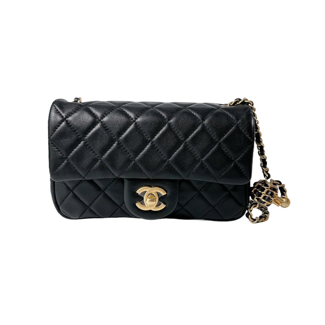 99新 Chanel/香奈儿 安洁利严选CF 金球方胖子/BJ0005202 斜挎包