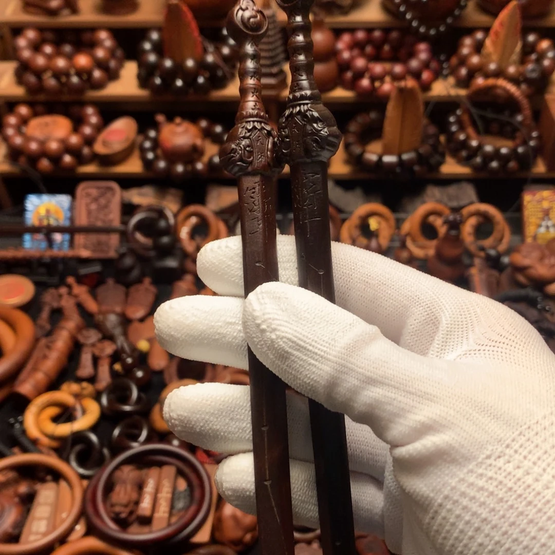 枣木枣木玉化天师剑19公分