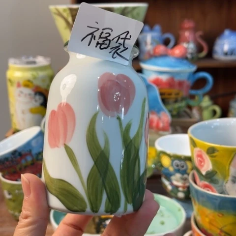 炉红****景德镇釉下手绘陶瓷