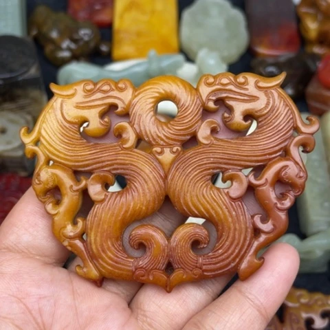 和田玉未镶嵌颈饰27