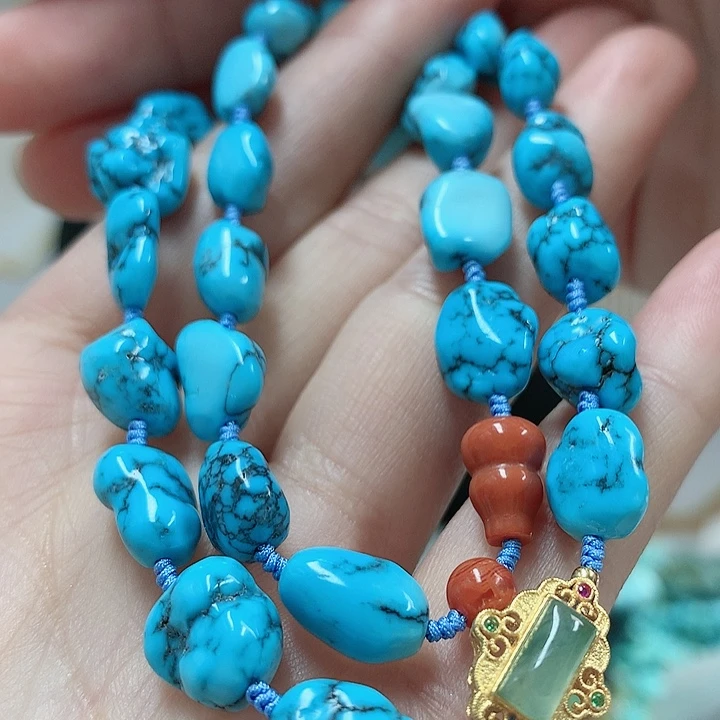 绿松石珠宝奇石未镶嵌冷**知