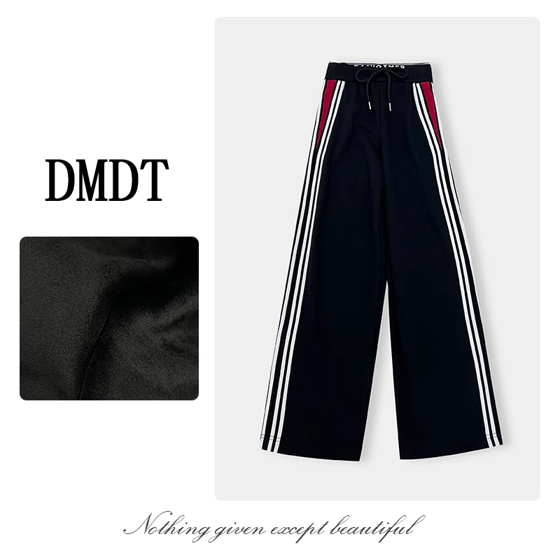 【DMDT服饰】2025冬季新品 “行云之裁”松紧腰加绒加厚女休闲裤D2121