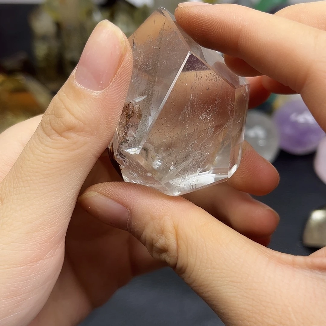 珠宝半成品紫晶未镶嵌261水晶石