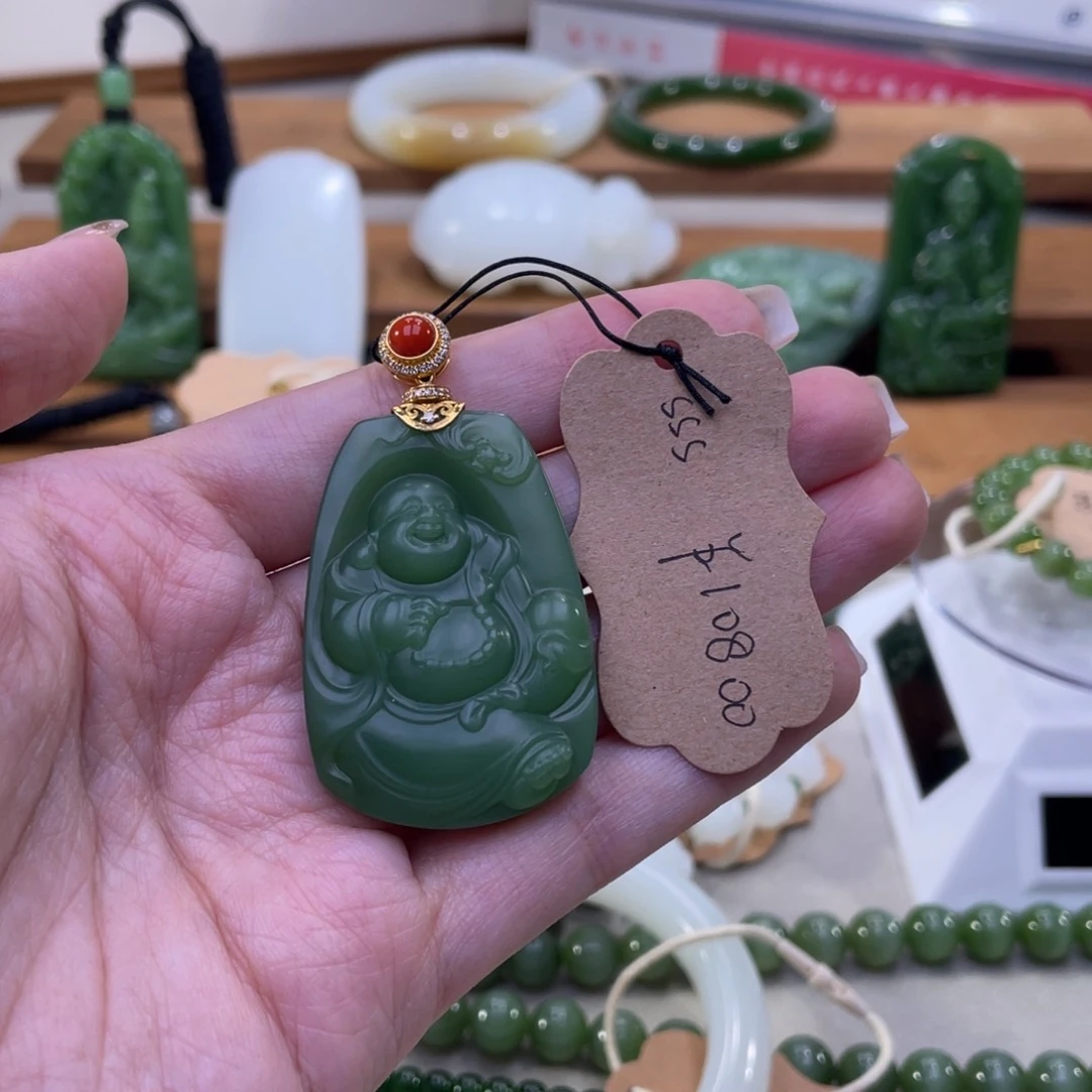 吊坠(不含链)未镶嵌和田玉