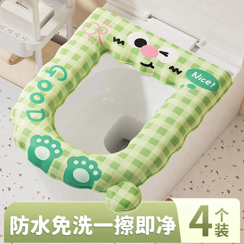 马桶垫四季通用2025新款防水座圈坐便垫圈粘贴式冬季家用马桶坐垫