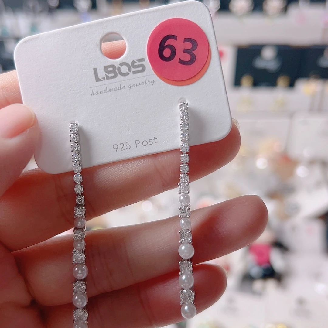 琉璃纯铜合金耳环的