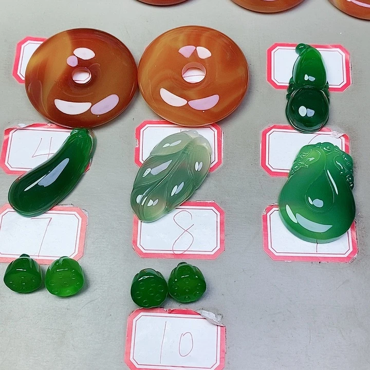 玛瑙/玉髓吊坠(不含链)未镶嵌小*辉