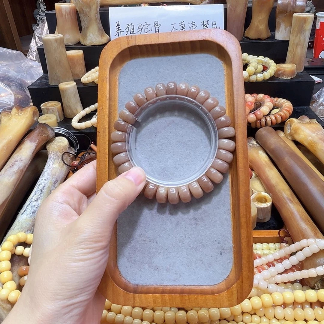 无非金属药片款紫血老料手串