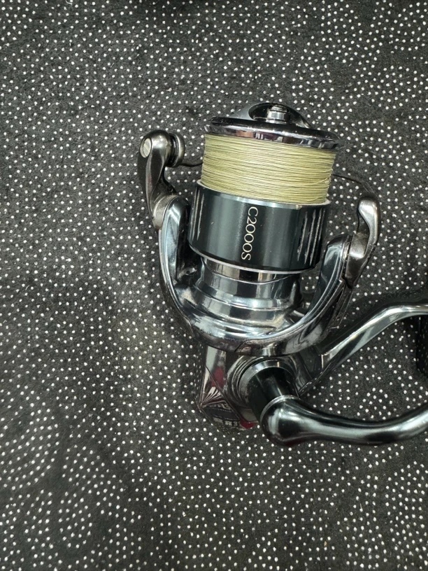 85#路亚纺车轮，二二斯泰拉c2000s擦花掉漆严重无齿感裸轮