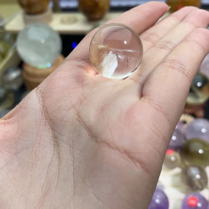 未镶嵌珠宝半成品水晶打孔