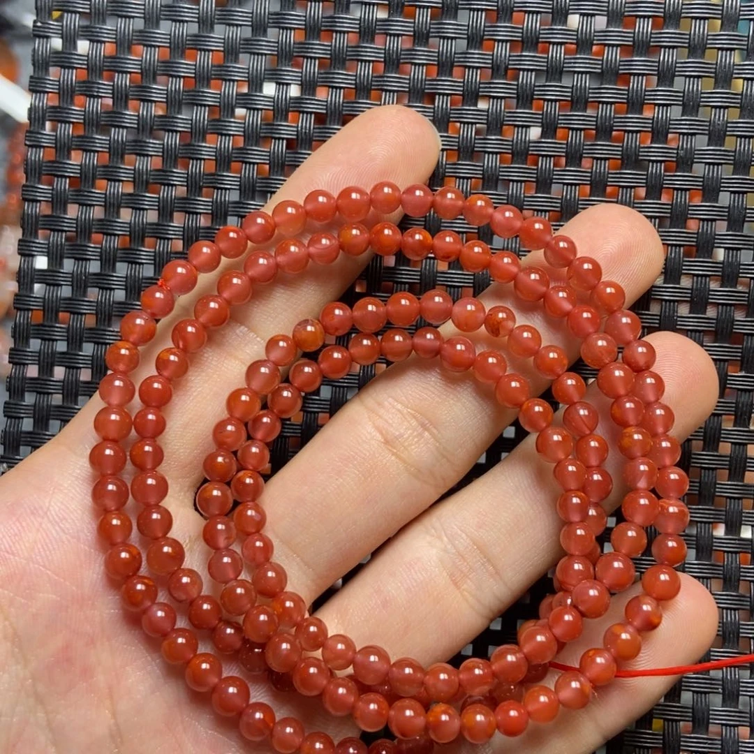未镶嵌手链南红玛瑙4+’mm