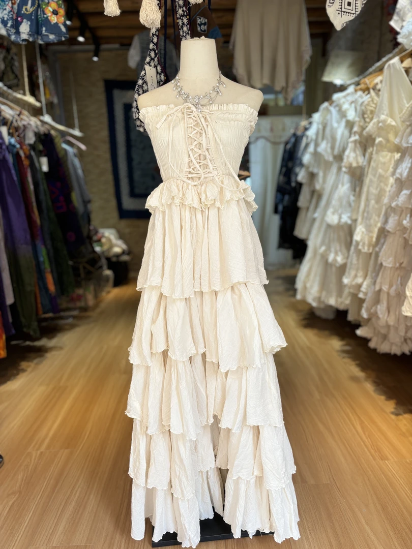 泰国手工连衣裙新现货（手工）备号码去拍