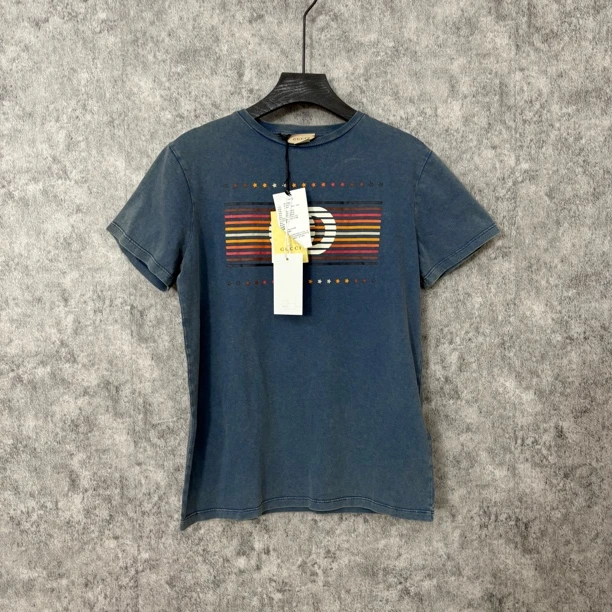 未使用 GUCCI/古驰 古驰蓝色做旧款半袖