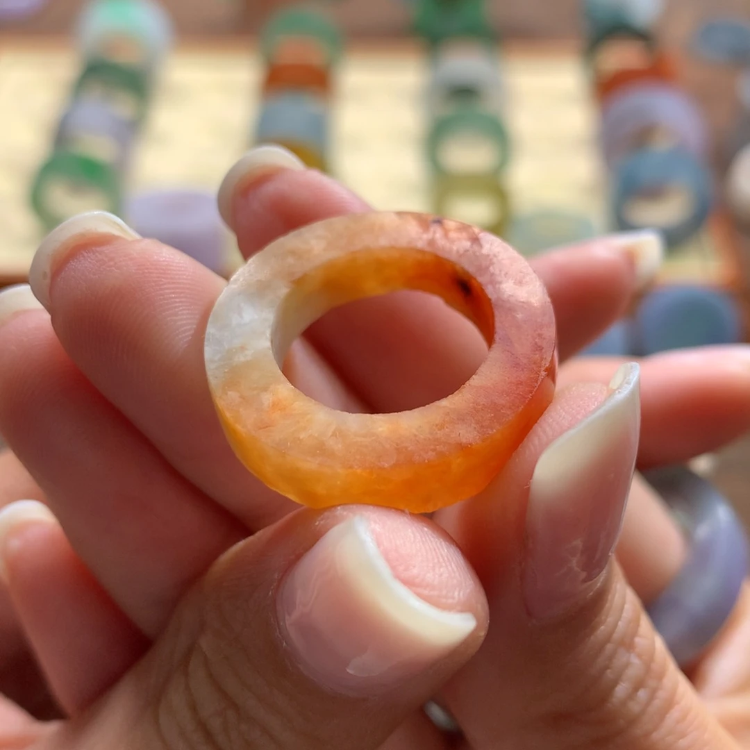 定制翡翠未镶嵌艺*翡翠特色随型包工漏14#