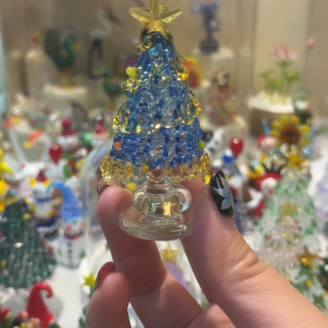 手工艺品琉璃小号旋转