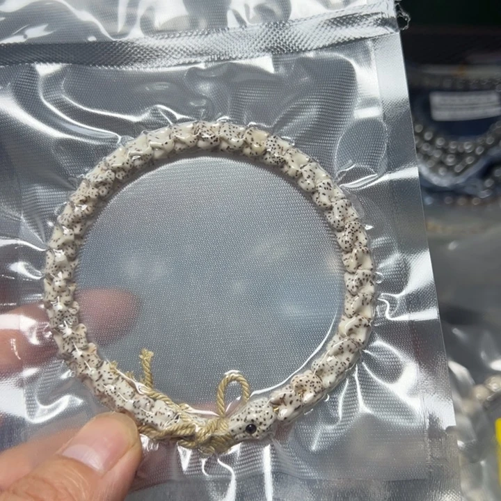 星月菩提手串蛇骨星月雕刻