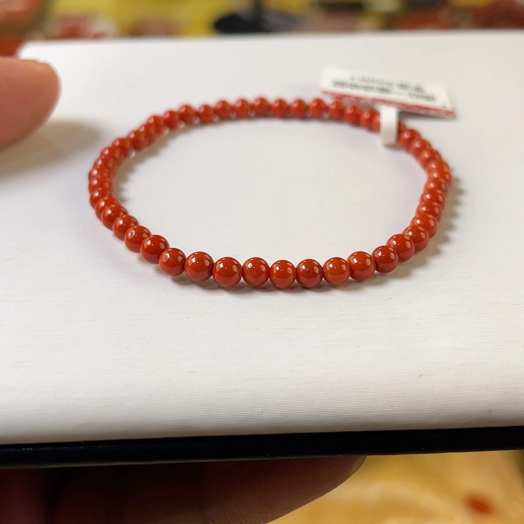 南红玛瑙未镶嵌手链3mm+