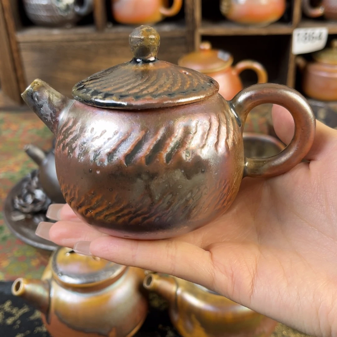 杯柴烧茶器细陶壶