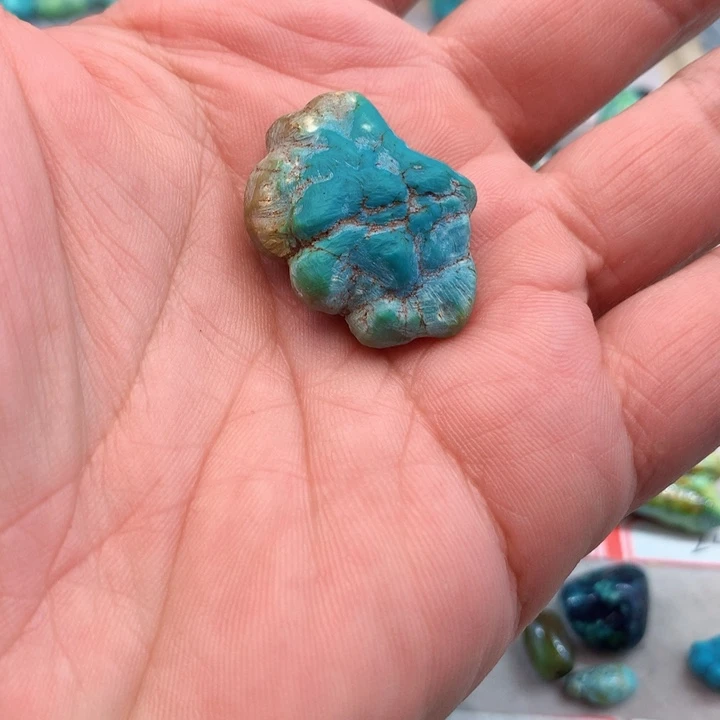 晚***梦绿松石未镶嵌吊坠(不含链)