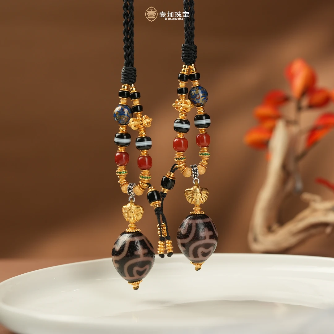 壹加林妹妹 | 玛瑙吴系达洛竖款锁骨链多样性发一