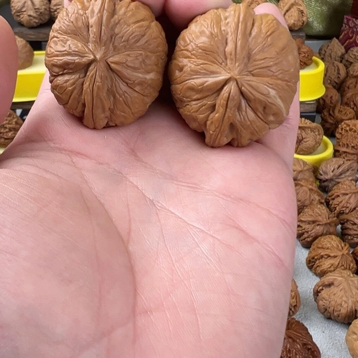 吊坠文玩核桃38尺全品无修元宝蜻蜓