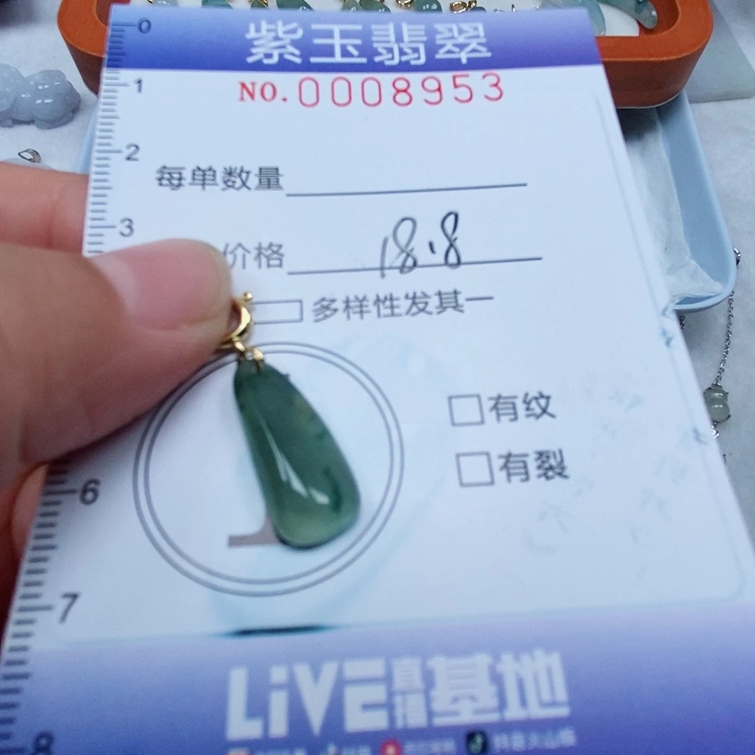颈饰未镶嵌翡翠冰透随行