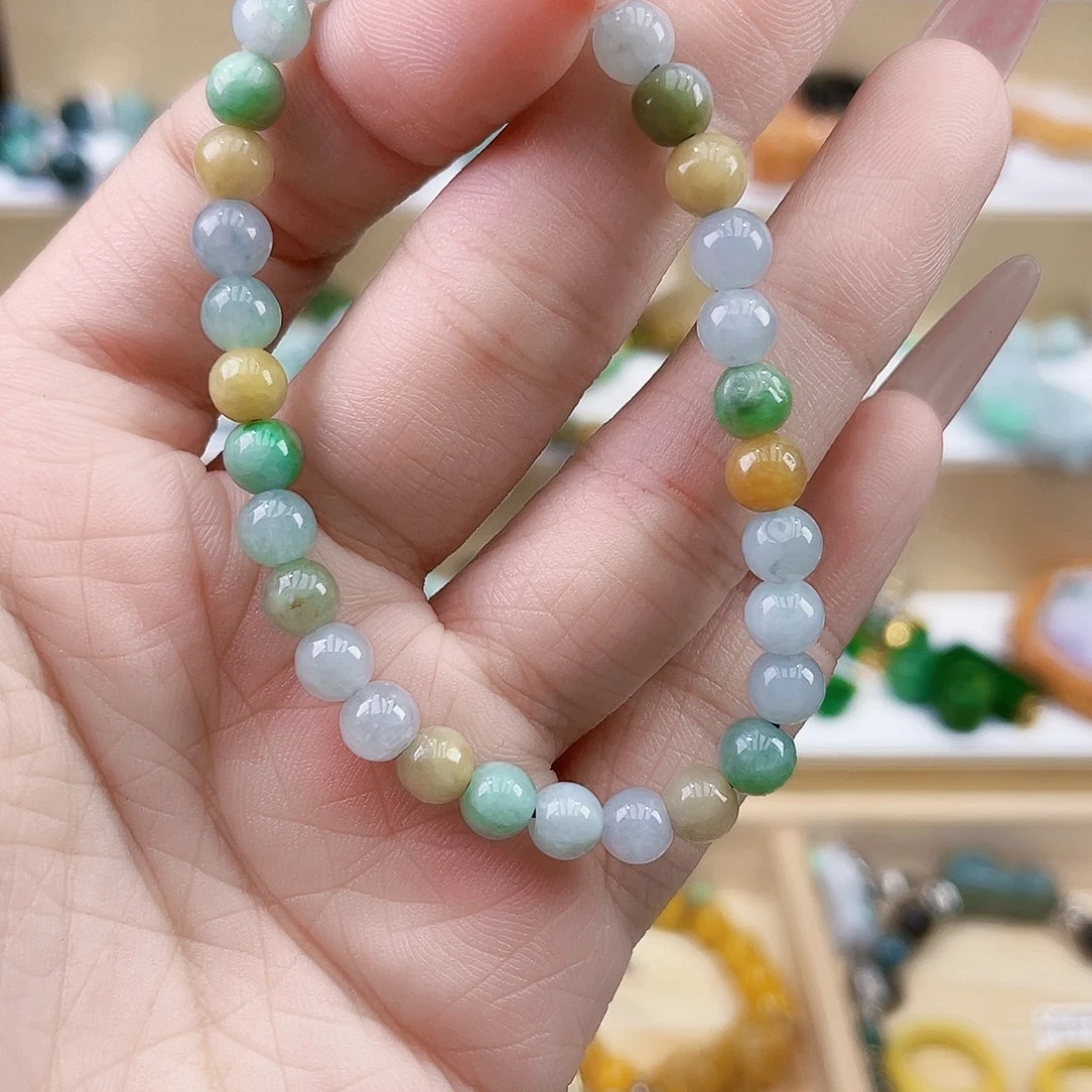 翡翠未镶嵌手链手链