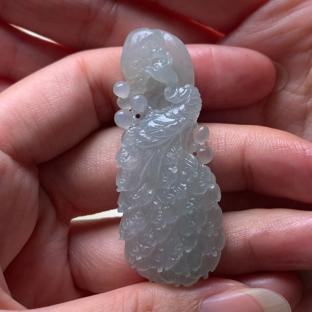 定制翡翠未镶嵌凤凰